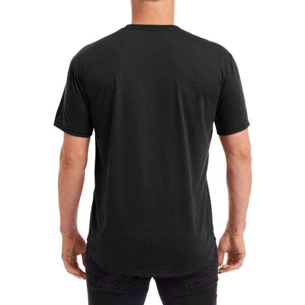 Majica za odrasle kratkih rukava sa zaobljenim donjim rubom