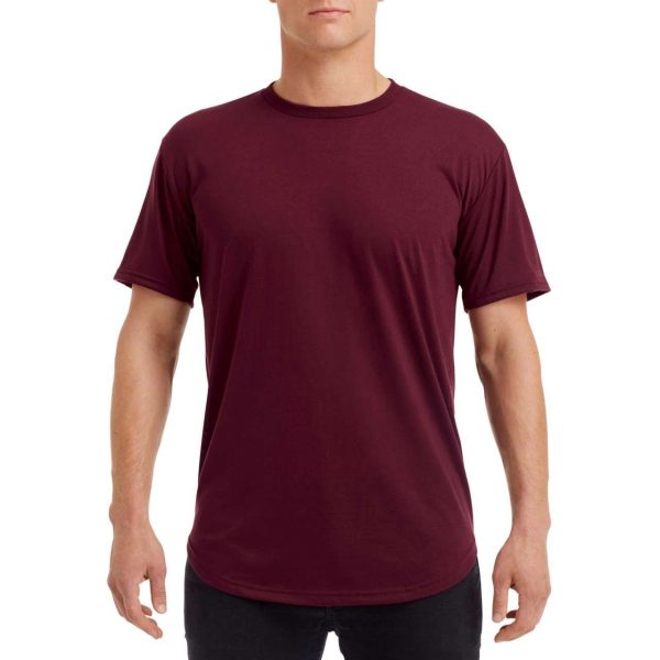 Majica za odrasle kratkih rukava sa zaobljenim donjim rubom