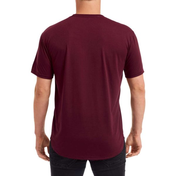 Majica za odrasle kratkih rukava sa zaobljenim donjim rubom