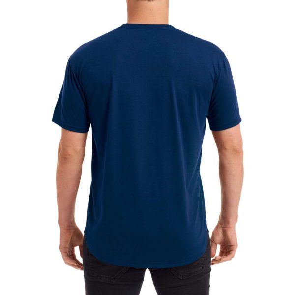 Majica za odrasle kratkih rukava sa zaobljenim donjim rubom