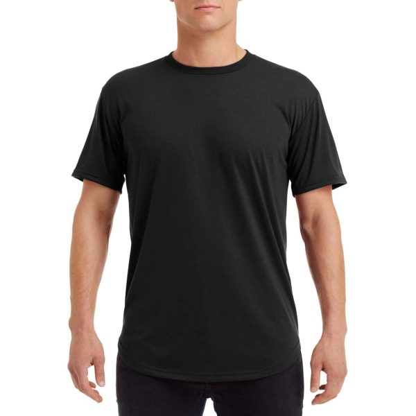 Majica za odrasle kratkih rukava sa zaobljenim donjim rubom