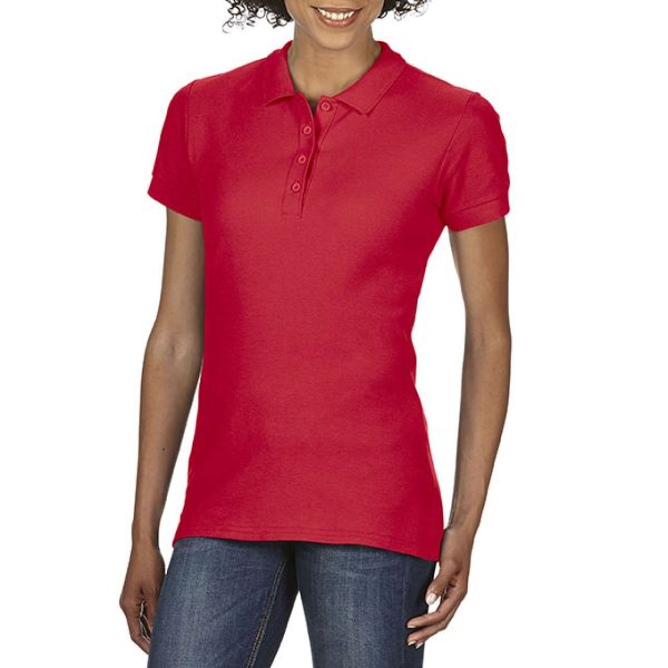 SOFTSTYLE® ženska polo majica kratkih rukava s duplim pique tkanjem