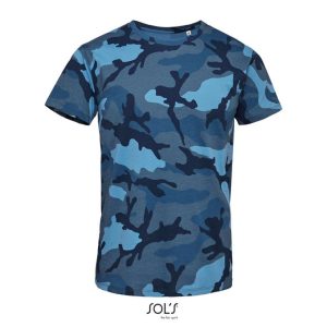 SOL'S CAMO muška majica s okruglim izrezom | Loonapark promotivni pokloni