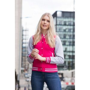 Ženska jakna u univerzitetskom stilu | Loonapark promotivni pokloni