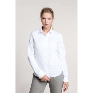 Ženska majica dugih rukava od pamučnog puplina | Loonapark promotivni pokloni