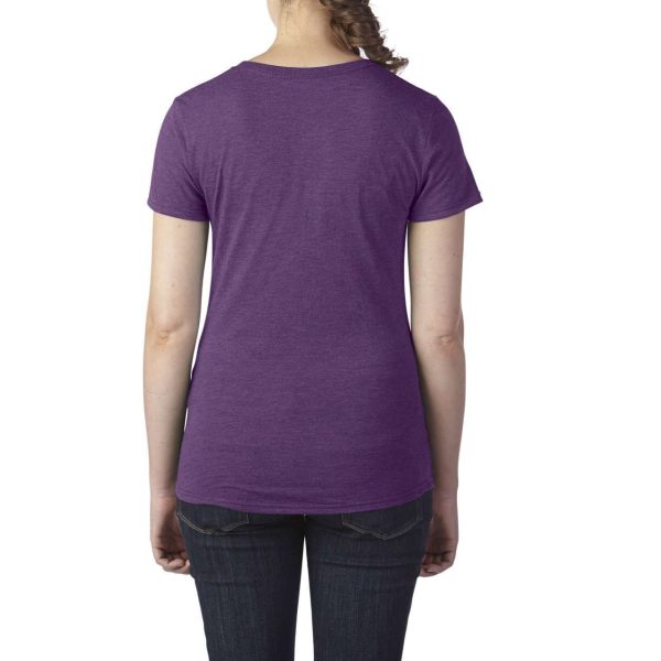 Ženska majica kratih rukava od tri vrste materijala