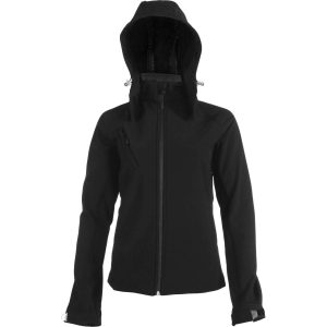 Ženska SOFTSHELL jakna sa skidajućom kkapuljačom | Loonapark promotivni pokloni