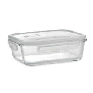 Staklena kutija za hranu s plastičnim poklopcem 900 ml | Loonapark promotivni proizvodi