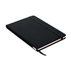 A5 notes s koricama od recikliranog 600D čvrstog poliestera | Loonapark promotivni proizvodi