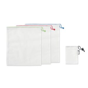 Set 3 višekratne vrećice za hranu od recikliranih materijala | Loonapark promotivni proizvodi