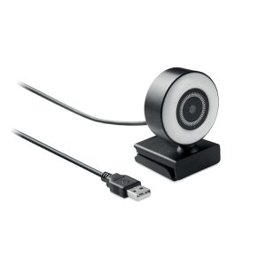1080P HD web kamera od ABS-a s ugrađenim mikrofonom i podesivim prstenastim svjetlom | Loonapark promotivni proizvodi