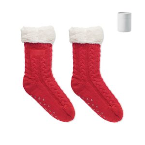 CANICHIE Pletene papuče čarape M Crvena loonapark promotivni proizvodi i poslovni pokloni