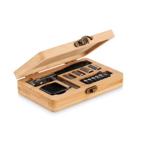 FUROBAM Set od 13 alata u kutiji od bambusa  loonapark promotivni proizvodi i poslovni pokloni